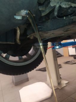 Poslední - již čistý proplach TDi 62tis km