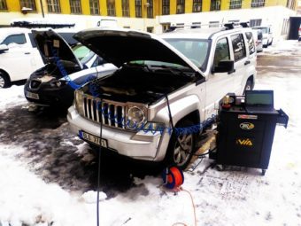 Čištění DPF