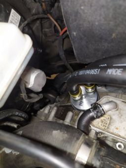 Připojení DSG přes adaptér místo filtru